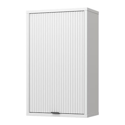 Vicco badkamer "Eliza", wit, 40 x 65 cm Met een deur, geschikt voor het opbergen van badkameraccessoires aan de muur Vicco badkamer "Eliza", wit, 40 x 65 cm Met een deur, geschikt voor het opbergen van badkameraccessoires aan de muur