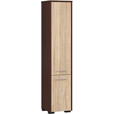 AKORD Badkamerkast, 30 x 140 x 30 cm, 25 kg, FIN 2D met 2 deuren (boven en onder), wandmontage mogelijk AKORD Badkamerkast, 30 x 140 x 30 cm, 25 kg, FIN 2D met 2 deuren (boven en onder), wandmontage mogelijk