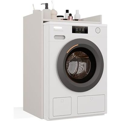 BDW Wasmachine- en droogkast 97,5 x 64 x 50 cm, hoge badkamer, meubels (kasjmier) BDW Wasmachine- en droogkast 97,5 x 64 x 50 cm, hoge badkamer, meubels (kasjmier)