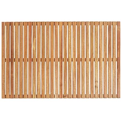 WENKO et Acacia Doucherooster van acaciahout, FSC-gecertificeerd, ideaal voor binnen, douche, zwembad, sauna, antislip onderkant, breedte 55 x 85 cm, 25578100, natuur, 55 x 0 x 85 cm WENKO et Acacia Doucherooster van acaciahout, FSC-gecertificeerd, ideaal voor binnen, douche, zwembad, sauna, antislip onderkant, breedte 55 x 85 cm, 25578100, natuur, 55 x 0 x 85 cm