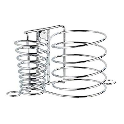 WENKO Milano Haardrogerhouder En Stijltang Houder, Staal, 21 x 11,5 x 12 cm WENKO Milano Haardrogerhouder En Stijltang Houder, Staal, 21 x 11,5 x 12 cm