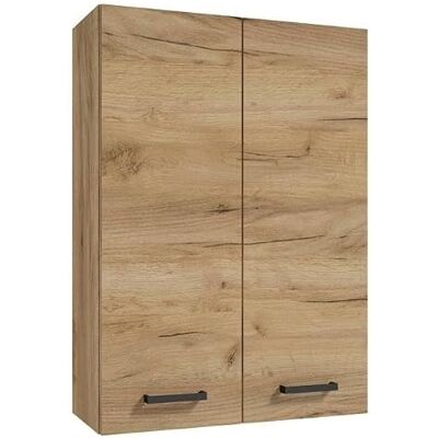 Deftrans . Badkamerkast, hangkast, 50 x 22 x 71 cm, eiken Badkamerkast met 2 deuren en verstelbare planken, hangende badkamerkast voor cosmetica Deftrans . Badkamerkast, hangkast, 50 x 22 x 71 cm, eiken Badkamerkast met 2 deuren en verstelbare planken, hangende badkamerkast voor cosmetica