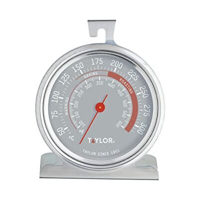 Taylor TYPTHOVEN Pro oventhermometer, roestvrij staal, 9 x 8,5 cm Taylor TYPTHOVEN Pro oventhermometer, roestvrij staal, 9 x 8,5 cm