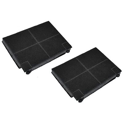AllSpares Electrolux / Franke / Smeg / Zanussi koolstoffilter (2 stuks) voor / EFF70 / 120016757 / KITFC142 van AllSpares Electrolux / Franke / Smeg / Zanussi koolstoffilter (2 stuks) voor / EFF70 / 120016757 / KITFC142 van