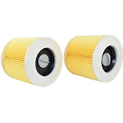 Ufixt Cartridge-filter voor Kärcher Wet & Dry Hoover stofzuiger, 2 stuks Ufixt Cartridge-filter voor Kärcher Wet & Dry Hoover stofzuiger, 2 stuks
