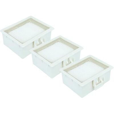 vhbw Lot de 3 filtres d'aspirateur compatibles avec les aspirateurs Siemens VSZ4GK135, VSZ4GP1266/01, VSZ4GK432, VSZ4GMJUBI, VSZ4GM338 Filtre HEPA Blanc vhbw Lot de 3 filtres d'aspirateur compatibles avec les aspirateurs Siemens VSZ4GK135, VSZ4GP1266/01, VSZ4GK432, VSZ4GMJUBI, VSZ4GM338 Filtre HEPA Blanc