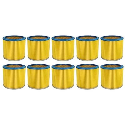 vhbw 10x Filtre rond/filtre en lamelles pour aspirateur Aqua Vac 5000 Plus, 6200 Bulldog, 62005, 63007, 73042, 73007, 73021, 73031, 74038 vhbw 10x Filtre rond/filtre en lamelles pour aspirateur Aqua Vac 5000 Plus, 6200 Bulldog, 62005, 63007, 73042, 73007, 73021, 73031, 74038