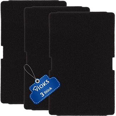 VIOKS Sponsfilter SET 3x filter voor droger vervanging voor Beko 2964840200 / pluiszeef voor droger Beko DE8635rx Beko DS7512pa / pluisfilter wasdroger vervanging voor Beko filter droger VIOKS Sponsfilter SET 3x filter voor droger vervanging voor Beko 2964840200 / pluiszeef voor droger Beko DE8635rx Beko DS7512pa / pluisfilter wasdroger vervanging voor Beko filter droger