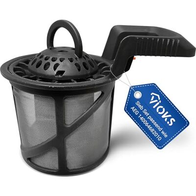 VIOKS Vervangende filterset voor AEG Elеctrolux Juno 807547226/9 8075472269 807547226 140064682010 met handvat / grove zeef + fijne zeef voor vaatwasser VIOKS Vervangende filterset voor AEG Elеctrolux Juno 807547226/9 8075472269 807547226 140064682010 met handvat / grove zeef + fijne zeef voor vaatwasser