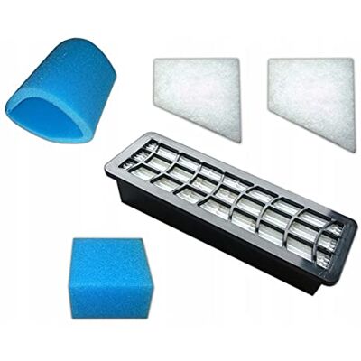BSD Aspirapolvere Filtro HEPA Compatibile con ZELMER ACQUARIO 919 Set Filtre HEPA + mousse moteur Filtre + Foam Filter + 2 microfiltro Sostituzione Aspirapolvere Filtro vuoto Accessori BSD Aspirapolvere Filtro HEPA Compatibile con ZELMER ACQUARIO 919 Set Filtre HEPA + mousse moteur Filtre + Foam Filter + 2 microfiltro Sostituzione Aspirapolvere Filtro vuoto Accessori