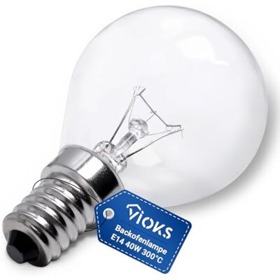 VIOKS Bоsch Siеmens E14 gloeilamp, 40 W, 300 graden, 230 V, 45 mm, Ø 77 mm, E14, voor magnetron, afzuigkap, oven, koelkast, lampen en lampen voor ovens en fornuizen VIOKS Bоsch Siеmens E14 gloeilamp, 40 W, 300 graden, 230 V, 45 mm, Ø 77 mm, E14, voor magnetron, afzuigkap, oven, koelkast, lampen en lampen voor ovens en fornuizen