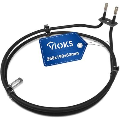 VIOKS Élément chauffant de rechange 230 V 2000 W pour AEG Elеctrolux Juno Zanussi 3570543011 3970128017 3970128058 Spirale chauffante pour four et cuisinière VIOKS Élément chauffant de rechange 230 V 2000 W pour AEG Elеctrolux Juno Zanussi 3570543011 3970128017 3970128058 Spirale chauffante pour four et cuisinière