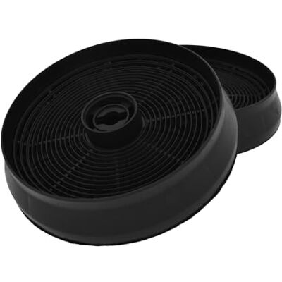 AllSpares Set van 2 actieve koolstoffilters voor Respekta MIZ 2050, Refsta K25.1, Candy 49011548 / ACM14 en Whirlpool 484000008780 / AMC145 (diameter 131 mm) AllSpares Set van 2 actieve koolstoffilters voor Respekta MIZ 2050, Refsta K25.1, Candy 49011548 / ACM14 en Whirlpool 484000008780 / AMC145 (diameter 131 mm)