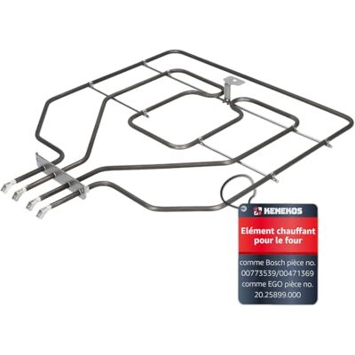 Kenekos verwarmingselement 230 V bovenwarmte 2800 W geschikt voor Siemens/Bosch ovens zoals 773539/00773539, 471369/00471369 kachel, ovenverwarmingselement voor fornuizen Kenekos verwarmingselement 230 V bovenwarmte 2800 W geschikt voor Siemens/Bosch ovens zoals 773539/00773539, 471369/00471369 kachel, ovenverwarmingselement voor fornuizen