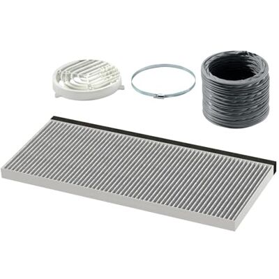 Bosch DWZ2IT1I4 Accessoires voor afzuigkappen, standaard Clean Air recirculatieset (4-delig), Made in Germany Bosch DWZ2IT1I4 Accessoires voor afzuigkappen, standaard Clean Air recirculatieset (4-delig), Made in Germany