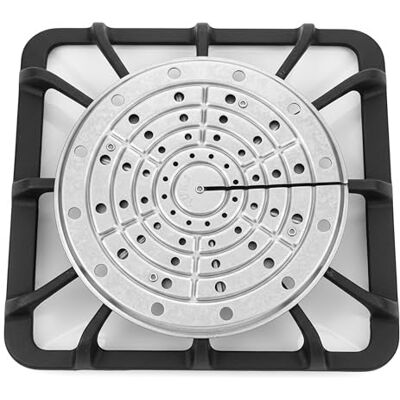 Lavatelli Kanguru MAXI TUKA Kookplaat, gaswarmtediffuser, afdekking voor gaskookplaat, roestvrijstalen kookplaat, keuken, gasfornuis, camping, garandeert besparingen en beter koken, staal, grijs, 20 cm diameter Lavatelli Kanguru MAXI TUKA Kookplaat, gaswarmtediffuser, afdekking voor gaskookplaat, roestvrijstalen kookplaat, keuken, gasfornuis, camping, garandeert besparingen en beter koken, staal, grijs, 20 cm diameter