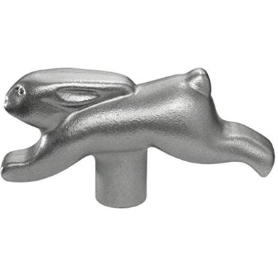 STAUB Accessoires dierenknop "konijn", roestvrij staal, 6 x 2 x 4 cm, grijs STAUB Accessoires dierenknop "konijn", roestvrij staal, 6 x 2 x 4 cm, grijs