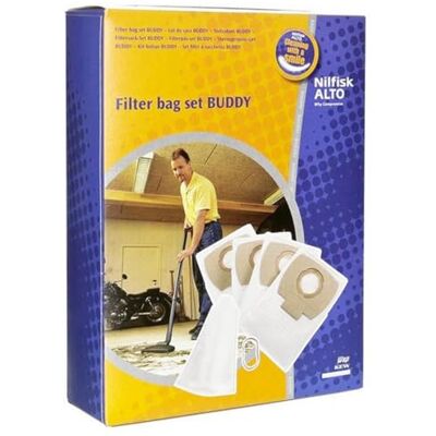 Nilfisk Boite de 4 sacs + 1 filtre à eau BUDDY Nilfisk Boite de 4 sacs + 1 filtre à eau BUDDY