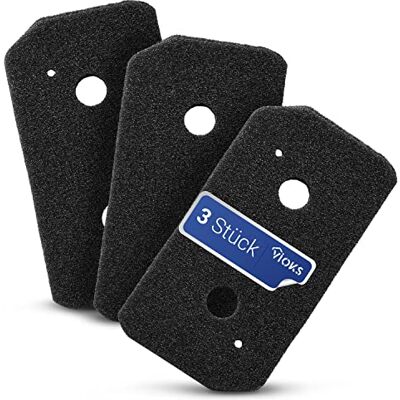 VIOKS Set van 3 vervangende schuimfilters voor Bosch 12007650 droger en filter voor Bosch/Dryer Machine droger VIOKS Set van 3 vervangende schuimfilters voor Bosch 12007650 droger en filter voor Bosch/Dryer Machine droger