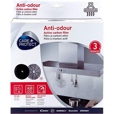 CARE + PROTECT Filters voor afzuigkap, actieve kool, geurremmend, compatibel met type 145 35602057 CARE + PROTECT Filters voor afzuigkap, actieve kool, geurremmend, compatibel met type 145 35602057