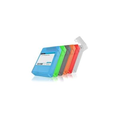 ICY BOX 6 stuks 3,5 inch harde schijf dozen voor bescherming of opslag, stapelbaar, etikettering, harde hoes, kunststof, meerkleurig, IB-AC602b-6 ICY BOX 6 stuks 3,5 inch harde schijf dozen voor bescherming of opslag, stapelbaar, etikettering, harde hoes, kunststof, meerkleurig, IB-AC602b-6