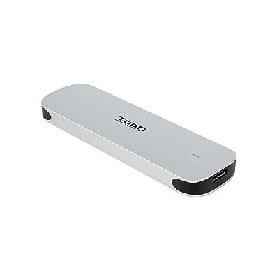 TOOQ TQE-2202S externe SSD-behuizing M.2 NGFF aluminium zilver TOOQ TQE-2202S externe SSD-behuizing M.2 NGFF aluminium zilver