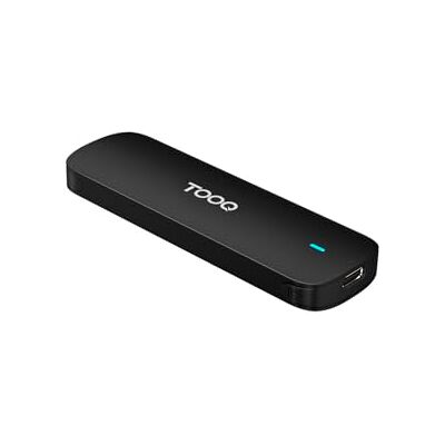 TOOQ TQE-2201B externe behuizing voor M.2 NVMe SSD, aluminium, zwart TOOQ TQE-2201B externe behuizing voor M.2 NVMe SSD, aluminium, zwart