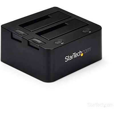 StarTech .com Universeel USB 3.0 docking station voor 2,5 inch / 3,5 inch SATA harde schijf HDD / SSD dock met UASP (UNIDOCKU33) StarTech .com Universeel USB 3.0 docking station voor 2,5 inch / 3,5 inch SATA harde schijf HDD / SSD dock met UASP (UNIDOCKU33)
