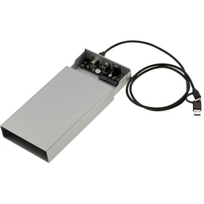 KALEA-INFORMATIQUE Metalen behuizing voor SAS 2.5 of 3.5 schijf met SFF-8482 aansluiting USB 3.2 Gen 2x1 10G en voeding 12V 3A KALEA-INFORMATIQUE Metalen behuizing voor SAS 2.5 of 3.5 schijf met SFF-8482 aansluiting USB 3.2 Gen 2x1 10G en voeding 12V 3A