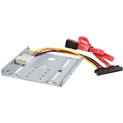 StarTech . com 2,5 inch harde schijf of SSD montageset in 3,5 inch bay montagebeugel (BRACKET25SAT) StarTech . com 2,5 inch harde schijf of SSD montageset in 3,5 inch bay montagebeugel (BRACKET25SAT)