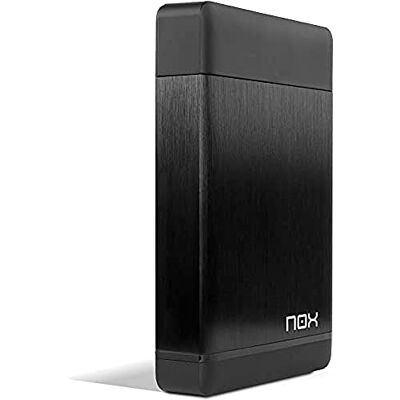 Xtreme NOX Lite 3.5 -NXLITEHDD35 Externe behuizing voor SATA harde schijven tot 10 TB, USB 3.0, Plug & Play, lichtgewicht en compact materiaal, compatibel met alle versies van Windows, zwart Xtreme NOX Lite 3.5 -NXLITEHDD35 Externe behuizing voor SATA harde schijven tot 10 TB, USB 3.0, Plug & Play, lichtgewicht en compact materiaal, compatibel met alle versies van Windows, zwart