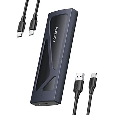 UGREEN M.2 SSD NVMe USB 10 Gen 3.2 Gbps, behuizing, NVMe SSD M.2 adapter 2 2230 2242 2260, 2280 USB A naar USB C en USB C naar USB C, kabels meegeleverd, ondersteunt UASP UGREEN M.2 SSD NVMe USB 10 Gen 3.2 Gbps, behuizing, NVMe SSD M.2 adapter 2 2230 2242 2260, 2280 USB A naar USB C en USB C naar USB C, kabels meegeleverd, ondersteunt UASP