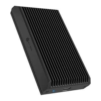 ICY BOX M.2 NVMe USB4 behuizing (40 Gbit/s) aluminium installatie zonder gereedschap thermische koeling, compatibel met Windows & macOS, IB-1920M-C42 ICY BOX M.2 NVMe USB4 behuizing (40 Gbit/s) aluminium installatie zonder gereedschap thermische koeling, compatibel met Windows & macOS, IB-1920M-C42