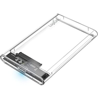Logilink USB 3.0 harde schijf behuizing voor 2,5" HDD/SSD harde schijf tot 16 TB, Windows/MacOS/Chrome OS/Linux Logilink USB 3.0 harde schijf behuizing voor 2,5" HDD/SSD harde schijf tot 16 TB, Windows/MacOS/Chrome OS/Linux