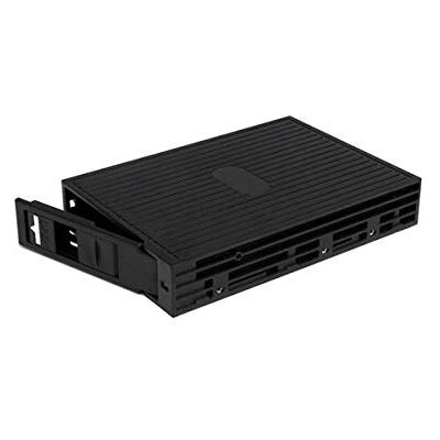 StarTech .com 25SATSAS35 SATA SSD/HDD naar SATA 3,5 inch harde schijf converter zwart StarTech .com 25SATSAS35 SATA SSD/HDD naar SATA 3,5 inch harde schijf converter zwart
