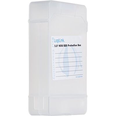 Logilink UA0277 beschermhoes voor harde schijven (2 x 6,35 cm (2,5 inch) transparant Logilink UA0277 beschermhoes voor harde schijven (2 x 6,35 cm (2,5 inch) transparant