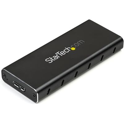 StarTech .com HDD-behuizing USB 3.1 (10 Gbps) Voor M.2 SATA SSD M.2 SSD behuizing met USB-C kabel Aluminium (SM21BMU31C3) StarTech .com HDD-behuizing USB 3.1 (10 Gbps) Voor M.2 SATA SSD M.2 SSD behuizing met USB-C kabel Aluminium (SM21BMU31C3)