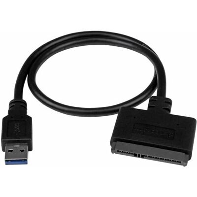 StarTech .com Harde schijf adapter USB 3.1 naar 2,5 inch SATA USB 3.1 Gen 2 10 Gbps met externe geheugenconverter HDD/SSD UASP (USB312SAT3CB) StarTech .com Harde schijf adapter USB 3.1 naar 2,5 inch SATA USB 3.1 Gen 2 10 Gbps met externe geheugenconverter HDD/SSD UASP (USB312SAT3CB)