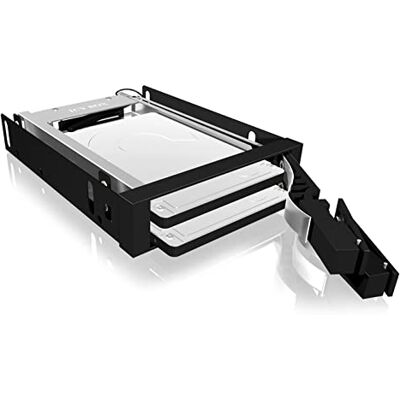 ICY BOX IB-2227StS 8,89 cm (3.5") Carrierpaneel Zwart ICY BOX IB-2227StS 8,89 cm (3.5") Carrierpaneel Zwart