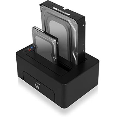 Ewent EW7014 USB 3.0 harde schijf voor 2,5 inch en 3,5 inch HDD/SSD harde schijf (SATA I/II/III), ondersteuning 2 x 8 TB en USAP, USB 3.0 kabel en voeding inbegrepen Ewent EW7014 USB 3.0 harde schijf voor 2,5 inch en 3,5 inch HDD/SSD harde schijf (SATA I/II/III), ondersteuning 2 x 8 TB en USAP, USB 3.0 kabel en voeding inbegrepen