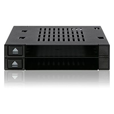 Icy Dock FlexiDOCK MB522SP-B Rack met Extract Direct Hot Swap, intern dockingstation voor 2 SSD's of 2,5 inch SATA / SAS HDD zonder harde schijf lade in 3,5 inch bay Icy Dock FlexiDOCK MB522SP-B Rack met Extract Direct Hot Swap, intern dockingstation voor 2 SSD's of 2,5 inch SATA / SAS HDD zonder harde schijf lade in 3,5 inch bay