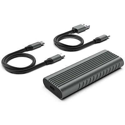 Ewent SSD M.2 Case NVMe/PCIe USB C en A 3.2 Gen2 tot 10 Gbps, externe behuizing voor 80 mm 2 TB M/MB-Key, SSD 2230/2242/2260/2280, SATA M.2 met UASP, aluminium, zwart Ewent SSD M.2 Case NVMe/PCIe USB C en A 3.2 Gen2 tot 10 Gbps, externe behuizing voor 80 mm 2 TB M/MB-Key, SSD 2230/2242/2260/2280, SATA M.2 met UASP, aluminium, zwart