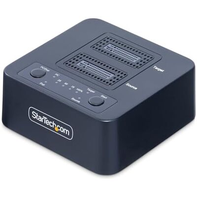 StarTech . com M.2 NVMe 1:1 schijfduplicator, 90 Gopm Standalone M.2 SSD-kloner/kopieerapparaat StarTech . com M.2 NVMe 1:1 schijfduplicator, 90 Gopm Standalone M.2 SSD-kloner/kopieerapparaat