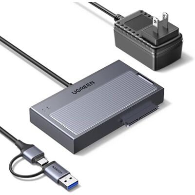 UGREEN USB 3.2 adapter, 10 Gbit/s M.2 NVMe en SATA, NVMe SSD compatibel UGREEN USB 3.2 adapter, 10 Gbit/s M.2 NVMe en SATA, NVMe SSD compatibel