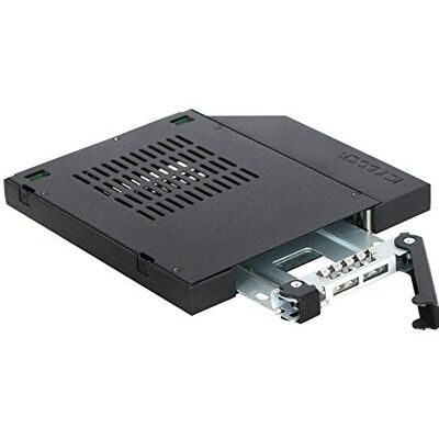 Icy Dock ToughArmor MB411SPO-1B Mobile SATA harde schijf frame voor externe harde schijven (12,7 mm, 12,7 mm) Icy Dock ToughArmor MB411SPO-1B Mobile SATA harde schijf frame voor externe harde schijven (12,7 mm, 12,7 mm)