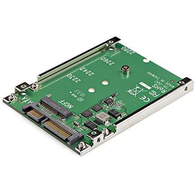 StarTech . com Adapter M.2 SATA SSD naar 2,5 inch M.2 NGFF converter 7 mm Open Frame Ondersteuning StarTech . com Adapter M.2 SATA SSD naar 2,5 inch M.2 NGFF converter 7 mm Open Frame Ondersteuning