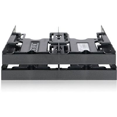 Icy Dock Adapter/montageframe/schijfhouder voor 4 x HDD/SSD 2,5 inch voor 5,25 inch externe bay, schroefloze schijfinstallatie Flex-FIT Quattro MB344SP Icy Dock Adapter/montageframe/schijfhouder voor 4 x HDD/SSD 2,5 inch voor 5,25 inch externe bay, schroefloze schijfinstallatie Flex-FIT Quattro MB344SP