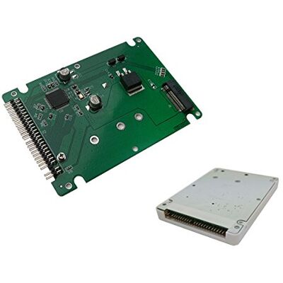 KALEA-INFORMATIQUE M2 SATA naar IDE 44 adapterbehuizing voor het monteren van een M.2 SSD in plaats van een IDE 2.5 schijf KALEA-INFORMATIQUE M2 SATA naar IDE 44 adapterbehuizing voor het monteren van een M.2 SSD in plaats van een IDE 2.5 schijf