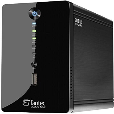 Fantec CL-35B2 Externe 2-weg Raid NAS-server (voor 2 x 8,89 cm (3,5 inch) SATA harde schijven Cloud, Itunes, Client Dyndns enz., Gbit LAN, Raid-functie (0/1/Big), 40 mm ventilator, zwart Fantec CL-35B2 Externe 2-weg Raid NAS-server (voor 2 x 8,89 cm (3,5 inch) SATA harde schijven Cloud, Itunes, Client Dyndns enz., Gbit LAN, Raid-functie (0/1/Big), 40 mm ventilator, zwart