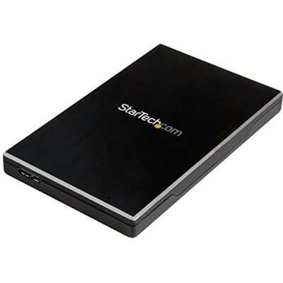 StarTech .com USB 3.1 (10 Gbps) behuizing voor 2,5 inch SATA III harde schijf draagbare externe HDD/SSD behuizing aluminium (S251BMU313) StarTech .com USB 3.1 (10 Gbps) behuizing voor 2,5 inch SATA III harde schijf draagbare externe HDD/SSD behuizing aluminium (S251BMU313)
